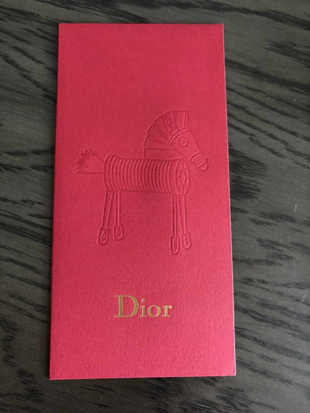 Christian Dior Lunar Money Envelope QTY 1